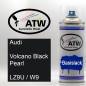 Preview: Audi, Volcano Black Pearl, LZ9U / W9: 400ml Sprühdose, von ATW Autoteile West.